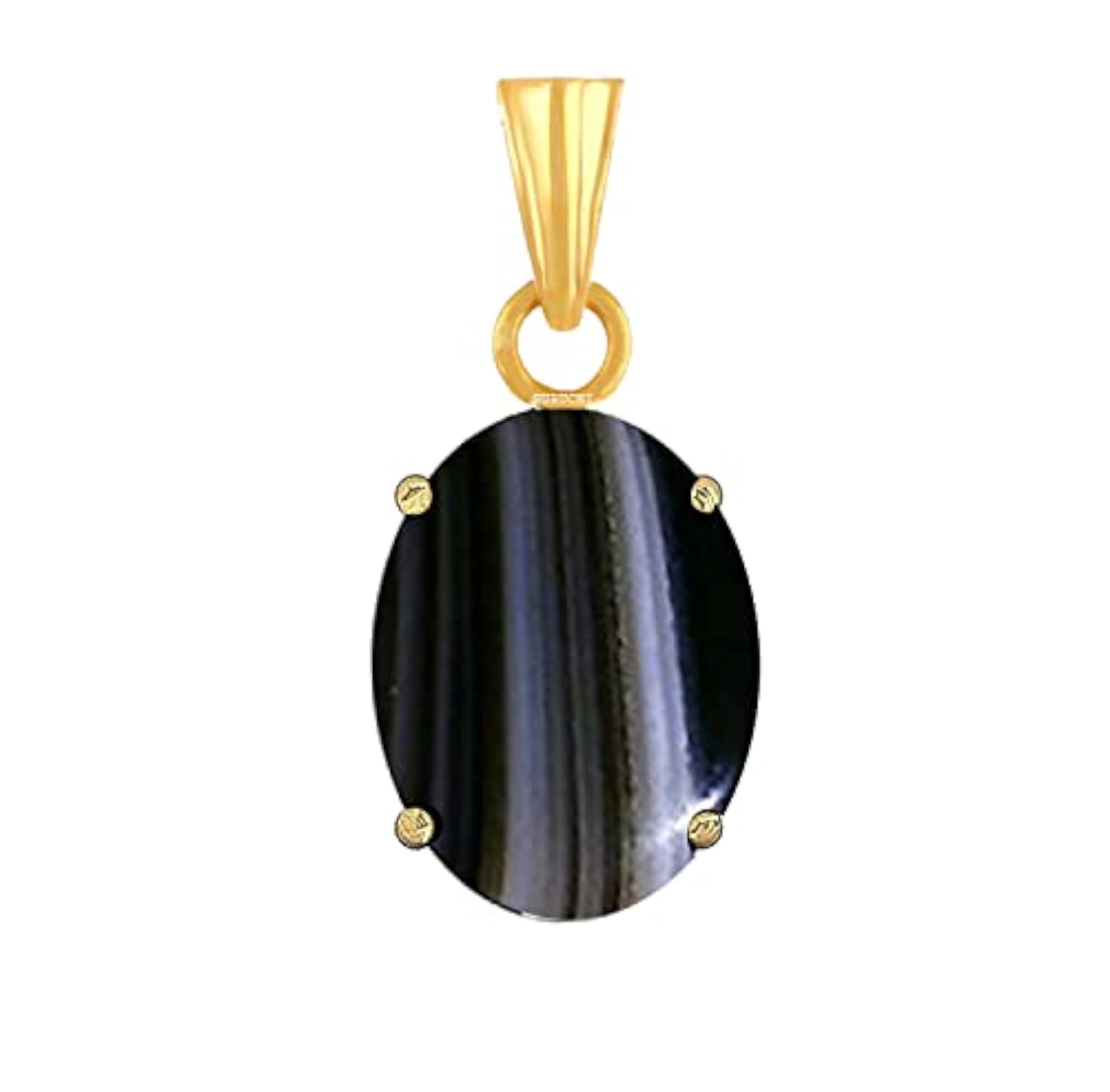 Men's Sulemani Hakik 22K Gold Plated Pendant, 8.25 Ratti